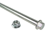 Oś koła przód APOLLO RXF 125/140 Open, RXF 150 Freeride, RFZ 140 Thunder i inne Pit Bike, Dirt Bike, Cross (średnica 15mm / długość 230mm/243mm / gwint M14x1,5) + nakrętka