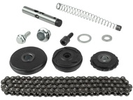 Komplet rozrządu do silnika YX120, W120 - 125cm3 - do motocykli typu Pit Bike, Dirt Bike, Cross (RXF, RFN, RFZ, MRF, YCF, KAYO) (łańcuch 90 ogniw)