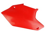 Osłona pod siedzenie APOLLO RXF 150 Freeride i inne Pit Bike, Dirt Bike, Cross (obudowa boczna, tylna) - prawa, czerwona