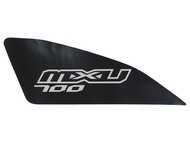 Naklejka do KYMCO MXU 700 - na osłonę boczną lewą, napis " MXU 700" -  czarna (T02)