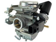 Gaźnik GY6  50 4T (E5) - do skuterów ROMET, JUNAK, BARTON, PEUGEOT, SYM i innych z silnikiem 4T 50cc w wersji Euro 5 - gardziel 18,0mm, przepustnica Ø19mm, ssanie automatyczne (Dellorto SVB18 18V)
