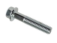 Śruba złączna M6x28mm na klucz 8 z kołnierzem (chrom)