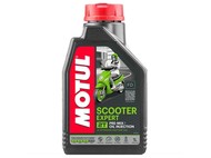 Olej MOTUL SCOOTER EXPERT 2T - półsyntetyczny olej do silników 2-suwowych - opakowanie 1 litr