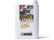 Olej IPONE Katana Full Power 4T Ester 10W40 - 100% syntetyczny olej do silników 4-suwowych - opakowanie 2 litry