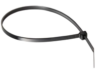 Opaska zaciskowa plastikowa - długość  80mm, szerokość 2,5mm - czarna