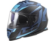 Kask LS2 FF800 STORM II RACER niebieski mat (63-64cm / XXL)