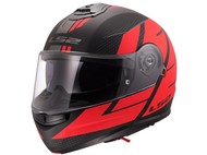 Kask LS2 FF908 STROBE II CODE czarny mat-czerwony (63-64cm / XXL)