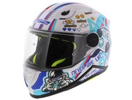 Kask LS2 FF812 KID NEXT LEVEL biały (49-50cm / M Junior) 