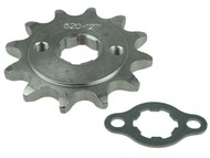 Zębatka przednia HONDA CA 125 Rebel, MTX 200, TLR 200 Reflex; ATV 150/200/250 - typ 520, 12 zębów + zabezpieczenie