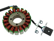 Stojan alternatora JUNAK Racer 125, S125, 121 E5 (18 cewek, kostka 3 piny + kostka 2 piny)