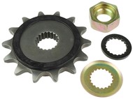 Zębatka przednia ZONTES ZT 125-G1, 125-GK, 125-U, 125-U1, 125-Z2, 125-C, 125-C2 - typ 520, 14 zębów z tłumikiem drgań + nakrętka i podkładki
