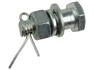 Śruba do mocowania wspornika (pręta) kotwicznego przy wahaczu tył JUNAK 901, 902, 121, 122 (gwint M8 / długość 25mm/29mm / średnica Ø9,8mm) - kompletna