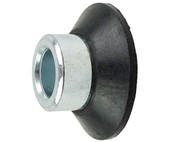 Tulejka dystansowa osi koła przód JUNAK Racer 125, RZ125, S125, 121FL, 121, 123, 905F (Ø12mm / Ø20mm, długość 20mm) z kołnierzem gumowym