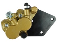 Zacisk hamulca JUNAK 906 - tył z mocowaniem, złoty