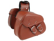 Sakwy motocyklowe boczne JUNAK 902 (komplet ze stelażami) brązowe