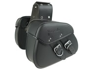 Sakwy motocyklowe boczne JUNAK 902 (komplet ze stelażami) czarne