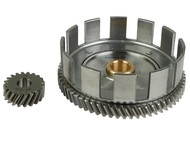 Kosz sprzęgłowy SIMSON S51, SR50 + koło zębate sprzęgła na wał (20/65 zębów, oryginał MZA)