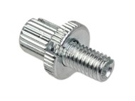 Śruba do regulacji linki - gwint M8 z nacięciem / długość 27mm/17mm - srebrna