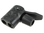 Końcówka - głowica pompki zaciskowa podwójna do zaworków AV/DV/FV