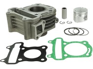 Cylinder GY6  50cm³ E4/E5 - skutery z silnikiem 4T Euro 4, Euro 5 - Romet, Barton, Junak, Longjia, Torq, Znen - 50cm3, Ø39,00mm, sworzeń 13mm (wersja 2)