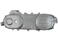 Obudowa przekładni CVT do GY6  50/80 z kołem 12"/13" - ROMET, ROUTER, BARTON, JUNAK, MOTOBI, ZIPP i inne skutery z silnikiem 4T 50/80 cm3 - długość obudowy 46 cm, srebrna