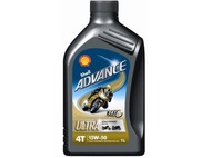 Olej SHELL Advance 4T Ultra 15W50 - 100% syntetyczny olej do silników 4-suwowych (1 litr)