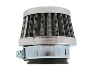 Filtr powietrza stożek CHROM mini - łącznik prosty ø28mm