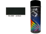 Lakier kolor czarny mat RAL-9005, 400ml