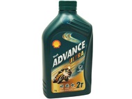 Olej SHELL Advance ULTRA 2T - 100% syntetyczny olej do silników 2-suwowych (1 litr)