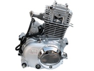 Silnik typ 147FMD - 70cm3, 4 biegi, manualny, srebrny - do motorowerów ROMET Zetka, ZK50 CRS50; BENZER Aston, GSR, Xcross (gaźnik w zestawie)