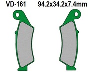 Klocki hamulcowe VD-161 (FA185, FA389, MCB669) - HONDA, YAMAHA, SUZUKI, ATV