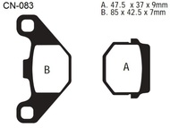 Klocki hamulcowe CN-083 - KEEWAY, CPI, TGB, PEUGEOT