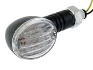 Kierunkowskaz uniwersalny W-1322 LED, owalny, czarno/biały (tył lewy lub przód prawy)