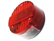 Lampa tylna SIMSON S51, S70; MZ ETZ - okrągła z kloszem czerwonym