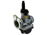 Gaźnik APRILIA, RIEJU, YAMAHA, PEUGEOT i inne motorowery z silnikiem AM6 - gardziel 17,0mm, ssanie ręczne, króciec wewnętrzny (PHBG 17)