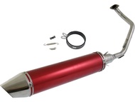 Tłumik GY6 125/150 z kolankiem - do maxiskuterów Romet, Barton, Junak, Zipp i innych 125 i 150cm3 - tuning