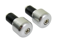 Końcówki - ciężarki kierownicy uniwersalne WM-33371 SREBRNE (Ø28mm/21mm)
