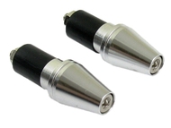 Końcówki - ciężarki kierownicy uniwersalne WM-33375 SREBRNE (Ø22mm/30mm) stożek