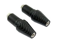 Końcówki - ciężarki kierownicy uniwersalne WM-3338 CARBON (Ø22mm/30mm) stożek