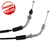 Linka gazu GY6  50/80 - mocowanie gwint M10, długość 202cm - Motobi WILGA II, SOWA 