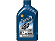 Olej SHELL Advance 4T AX7 10W40 - półsyntetyczny olej do silników 4-suwowych (1 litr)